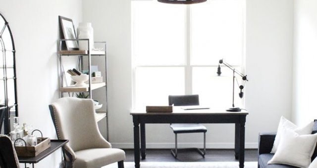 Modern farmhouse office