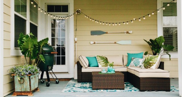 coastal outdoor living space