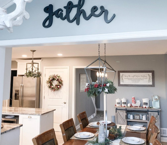 Informal dining room