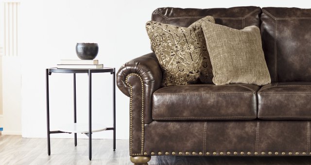 leather sofa